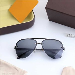 Sunglasses Pilot style Men Women sun glasses Metal Frame Double Bridge Design 58mm Glass Lens Oculos de sol masculino gafas with boxesfor man woman