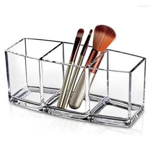 Accessories Packaging Organizers Storage Boxes Acrylic Transparent Cosmetic Makeup Organizer Holder Box Tool Brush Accessory