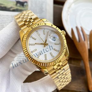 Relógio para homens designer relógio mecânico automático tamanho ouro 41mm 36mm 31mm 28mm pulseira de aço inoxidável vidro safira à prova d'água luminoso orologio. relojmujer