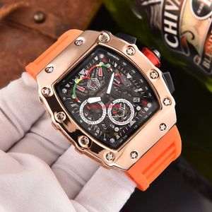Business fashion multi-functional quartz movement small three-needle watch electroplated alloy bright shell wine barrel watch 147