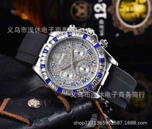 Chronograph Wristwatch Watches Luksus Designer Proste trzy oko Six Six igły Drugi bieżący męski bankiet biznesowy