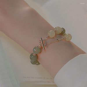 Charm Armband Exquisite Trend Creative Green Zircon Beaded Armband Ladies Elegant Fashion Banket Jewelry Gift199C