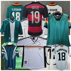 Retro Classic Germanys Soccer Jerseys 1988 1990 1992 1994 1996 1998 2006 2014 16 BALLACK LAHM Klose Podolski Moller Gotze Klinsmann Matthaus Retro voetbalkshirt