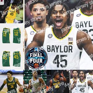 Koszulki do koszykówki niestandardowe NCAA Baylor Bears koszulka koszykówki Jared Butler macio teague mark Vital 0 Flo Thamba Adam Flagler L.J. Cryer Turner Zach Love