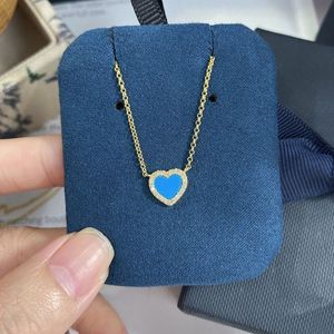 Necklaces Bracelet designer jewelry Blue Love Necklace fashion temperament collarbone chain
