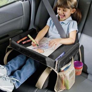 Car Organizer Kids Seat Travel Tray Waterproof Safety Play Snack Draw Table Storage For Seats Strollers Home TravelCarCar