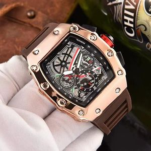 Automatyczna data galwaniczne wielofunkcyjne sześciopinowe sześciopinowe działające drugi zegarek najlepsze marka luksusowa pełna funkcja kwarcowa prawo