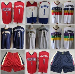 College Basketball Wears NCAA Men Basketball Jerseys Zion 1 Williamson jersey and short