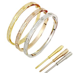 Luxury Jewelry Personalized Bangles Couple Bracelets Silver Gold Titanium Steel Friendship Accessories Designer Bracelet Christmas Gifts Not Fading Bangle