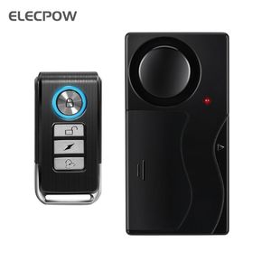 Alarm systems Elecpow Electric Bike Vibration Anti-Theft Wireless Bicycle With Remote Control 110dB Home Door Window Detector Safe 221101