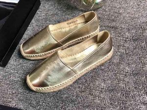 Realfine Dress Shoes 5A Y5650200 Espadrilles Fisherman Leather Shoes for Women Size 35-41