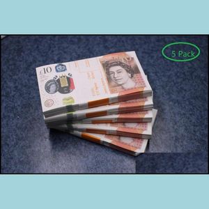 Novità Giochi Prop Gioco Soldi Copia Sterline inglesi Gbp 100 50 Note Extra Bank Strap Film Gioca a Fake Casino Po Booth per TV Video musicali DhmxlIBAO