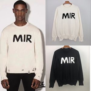 Kış Erkek Kadın Tasarımcı Sweaters Mektuplar Külot Erkekler Hoodie Uzun Kollu Aktif Sweatshirt Örgü Kazak Sueter Chandail