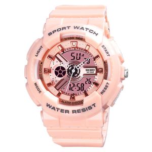 Skmei Digital Youth Sport Kids Watch Dual Stopwatch Alarm Watches for Junior High College School Boys Girls ShockProof Relo Montre Enfant Fille1689 hurtowe