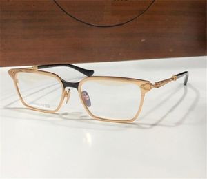 Neue Modedesign-Quadrat-Titanrahmen-optische Brille 8001 Vintage-Einfachstil-High-End-Brille mit Box für verschreibungspflichtige Brillengläser