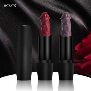 Massaggiatore per tutto il corpo Giocattolo del sesso giocattoli masager 20 colori Testa di pene Rossetto Fungo Umidità a lunga durata Cosmetico Rouge Labbra opache Trucco rossetto S9UA MW1X