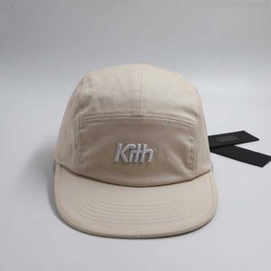 Czapki z daszkiem Kith 5 Panel czapka obozowa regulowana czapka z daszkiem Hip Hop Trucker dla kobiet mężczyzn tata kapelusz dorywczo osłona przeciwsłoneczna na zewnątrz