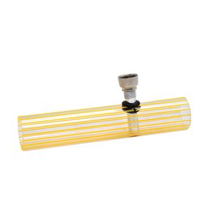 Acrylic aluminum alloy pipe pipe multi-color optional length glass oil burner 114MM