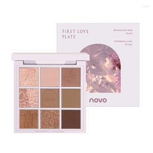 Eye Shadow Hojo9 Color Sandwich Cookie Eyeshadow f￶rf￶risk pulveraktig silkeslen l￤tt att smeta delikat och varaktig lysande sminkfack dagligen