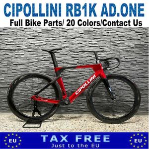 Nowy Cipollini RB1K AD. Jeden Carbon Aero Road Kompletny rower czerwony rower z dyskem kierownicy R7020 Groupset XDB DPD