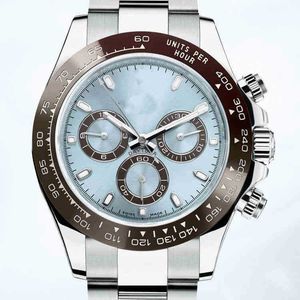 Chronograph Designer Wristwatch Watches Luxury Men's Mechanical Rostless Steel Trend Three Eye Six Pin Business
