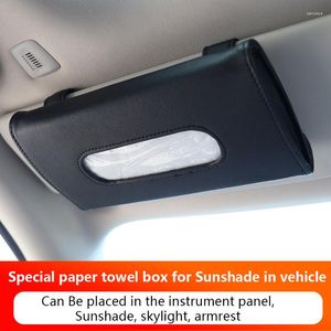 Araba Organizatör Doku Kutusu Asılı Yaratıcı Çanta Güneş Vizör Kağıt Dekorasyon Malzemeleri