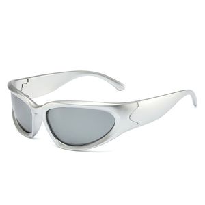 Occhiali da sole Occhiali da sole avvolgenti Moda per uomo Donna Trendy Swift Oval Dark Futuristic Shades Occhiali Occhiali da vista T2201292