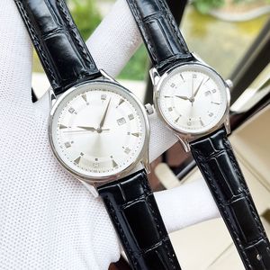 Męskie zegarki kwarcowe ruch 40 mm i 30 mm dla mężczyzn mody zegarek na rękę biznesowy pasek na rękę Montre de Luxe zegarek