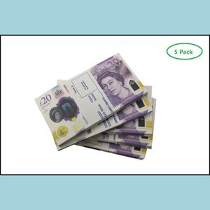 Nowate Games Prop Game Money Copy UK Funts 100 50 notatek Extra Bank Pass Filmy Gra Fake Casino Po Booth do telewizji