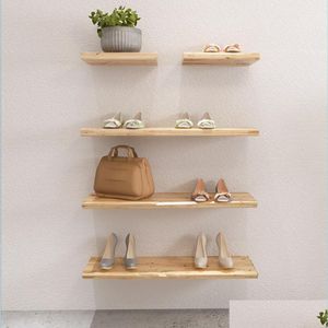 Kommersiella möbler sko påse display hyllan kommersiella möbler på massivt trä vägg sätter ett rack ett ord partition hängande brädet livi dhymk