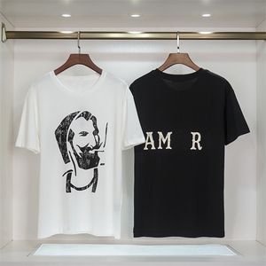 23SS Mens Designer T shirts broderie v tements d t V tements Men Tshirt Shirts T shirt Round Neck Spring High Loose Trend Couche courte V tements masculins