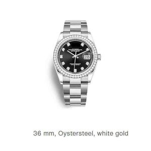 Relógio relógios de pulso moda mens relógio para datejust 36mm ladi automático pulso mecânico luxo diamante aaa boa qualidade