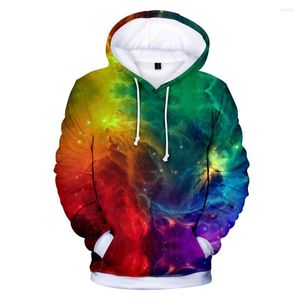 Felpe con cappuccio da uomo Design Pullover colorati da uomo Felpe 3D Stampa fuoco e ghiaccio Sottile Streetwear Uomo Donna Top con cappuccio