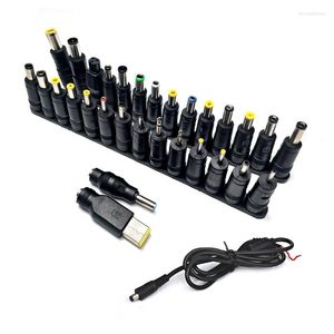 Lighting Accessories 31pcs Universal AC DC Jack Connector Laptop Power Supply Adapter Male Female Plug Charger High Quality Conversion Head