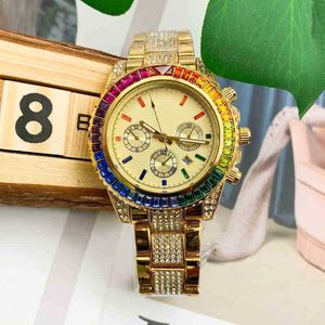 Chronograph Watches Wrist Luxury Designer Fashion Calender Men's Fake 6-Pin