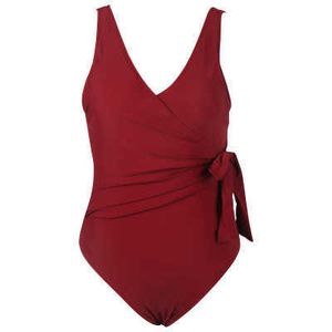 Luxurywomen Bikini Summer Sexig solid färg Swimwear Hot Sell One-Piece Swimsuit Open Back Female Fashion Swim Clothing