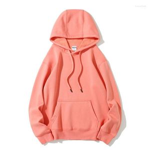 Erkek Hoodies Erkek Sweatshirts Sonbahar Sonbahar Kış Kış Gevşek Gevşek Kazak Kapşonlu Katı Uzun Kollu Kadife Kadın Tatlı Mujer De