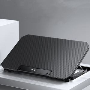 Laptopa podkładki chłodzące dwa USB Duży rozmiar dla 12-16-calowego notebooka Silent Gaming Cooler Prędkość wiatru Regulowana stojak 221101
