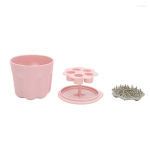 Makeup Sponges Brush Cleaning Cup Improve Efficiency Remove Grease Scrubber Bowl For Travel Use