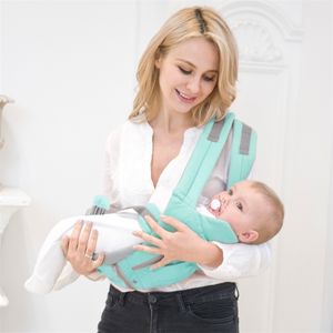 As transportadoras lingam as mochilas ergonômicas portadoras de bebê mochilas 036 meses portátil Baby Sling Wrap Cotton Baby Baby Belting Belt para Mom Pai 221101