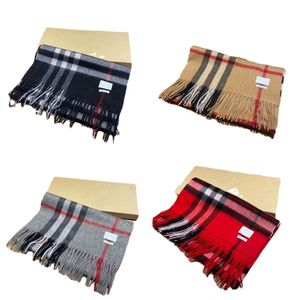 Nuovo Top Women Man Designer Scarf Fashion Brand Brand 100% Cashmere Scarpe per donne invernali e passi da uomo taglia 180x30 cm Regalo di Natale