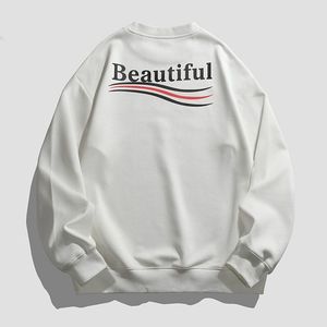 BB 2B Balens Erkek Kadın Hoodie Tasarımcı Lüks Klasik Uzun Kollu Yuvarlak Boyun Hoodie Kaşmir Kalın Moda Kazak Kadın Sweatshirts Gevşek Kişilik 3XL 4XL 5XL