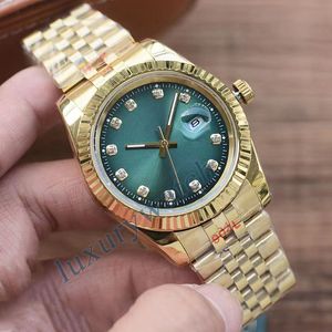 Erkek İzle Lüks İzle Otomatik İş Saati Boyutu 41mm 36mm 31mm 28mm 904L Paslanmaz Çelik Kayış L Safir Cam Su Geçirmez Noctilucent Orologio Uomo