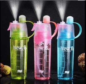 600ml Spray Sports Water Bottle Bottle Portable Outdoor Sport Sport Water Water Kettle Anti-Leak Drink