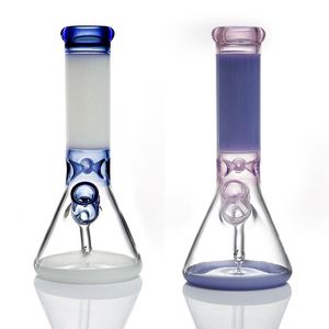 Tubi freddi Filtro per pipa ad acqua in vetro colorato Erba secca Tabacco Bong Down Stem Bowl Handpipes Narghilè Shisha Bocchino