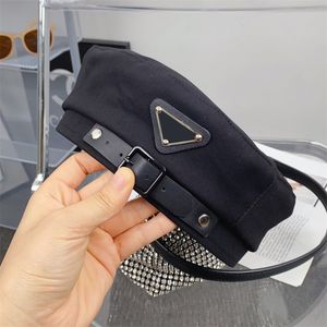 Berets Meninas Luxo Cashmere Lã Boina Chapéu Beret Designer Street Chapéus Mulheres Bucket Hat Luxo Lã Quente Caps Mulher Boinas Exclusivas Bonnets Triângulo Fedora