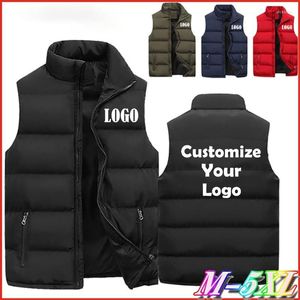 Jackets masculinos personalizados Moda Men's Colet Autumn Winter Jacket Stand Stand Collar Down Coloats Coats M-5xl