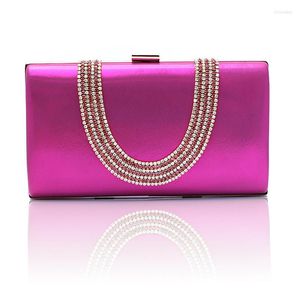 Evening Bags Dinner Clutch Factory Sale Hand-beaded Bag Banquet European And American Bride Diamond Purse WY29