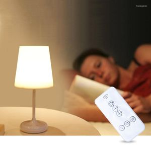 Lâmpadas de mesa Lâmpada LED Reading Eye Protection Desk Touch Timer Dimmable Timer USB Carregamento com controle remoto para iluminação luzes noturnas