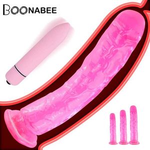 sex toy massager Realistic Dildo Jelly silicone Adult Toys Soft Strapon Artificial Penis Large Bullet Vibrator Sex for Womanfactor2675